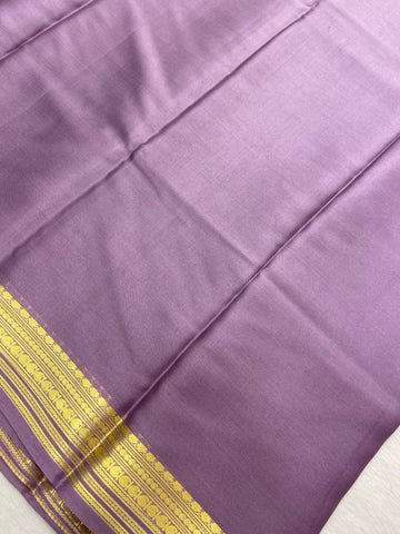 Pure Crepe Mysore Silk Certified Saree 80 GSM