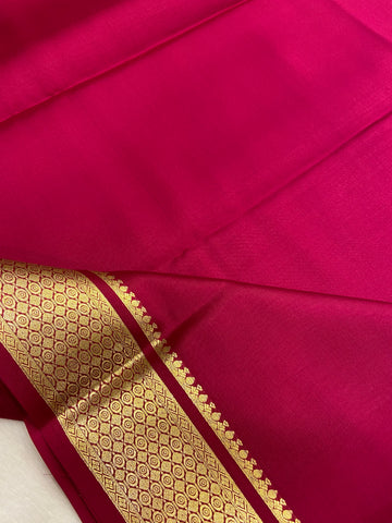 Pure Crepe Mysore Silk Certified Saree 80 GSM