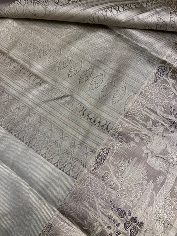 Bridal semi tissue Kanjeevaram silk saree