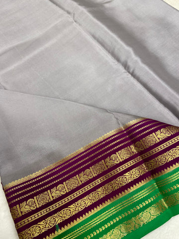 Pure Crepe Mysore Silk Certified Saree 100 GSM