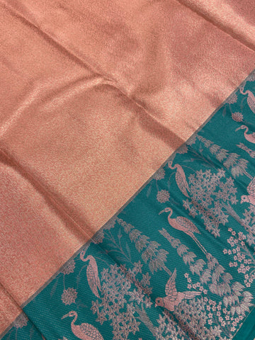 Bridal semi tissue Kanjeevaram silk saree