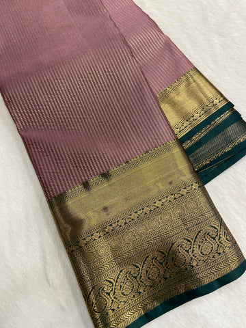 Half mix Kanjeevaram silk saree