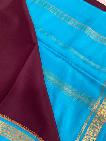 Pure Crepe Mysore Silk Certified Saree 120 GSM