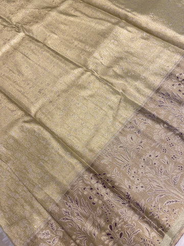 Bridal semi tissue Kanjeevaram silk saree