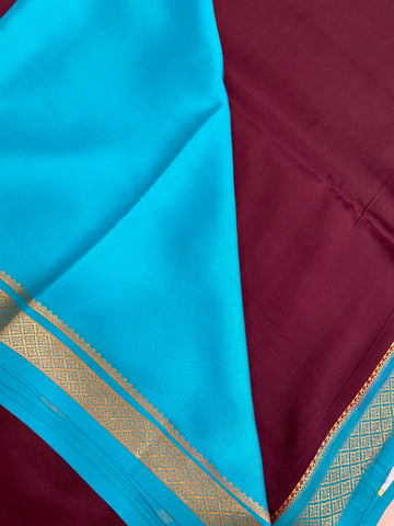 Pure Crepe Mysore Silk Certified Saree 120 GSM