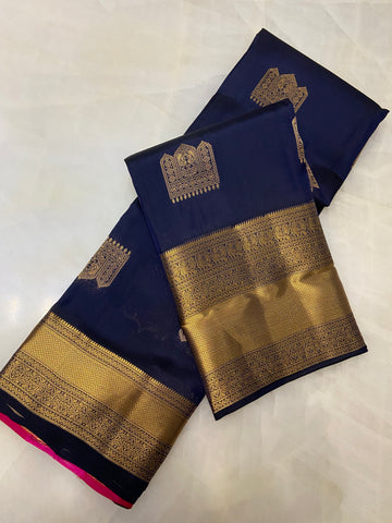 Pure Mix Kanjeevaram Silk Saree