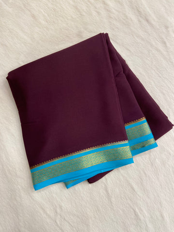 Pure Crepe Mysore Silk Certified Saree 120 GSM