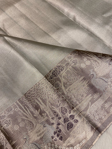 Bridal semi tissue Kanjeevaram silk saree