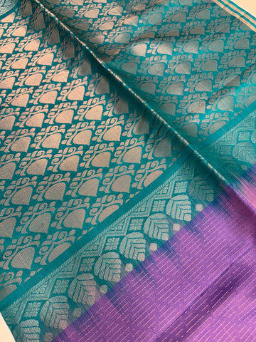 Pure mix Kanjeevaram soft silk saree