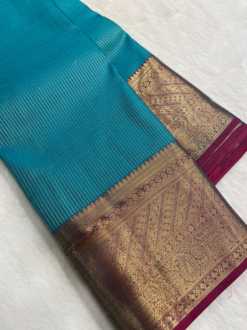 Half mix Kanjeevaram silk saree