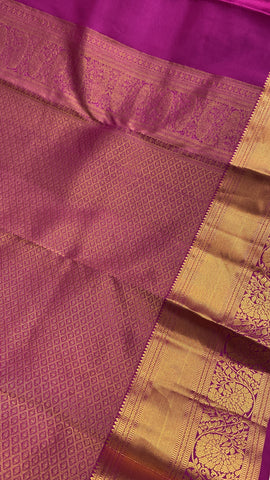 Pure Kanjeevaram silk mark certified saree