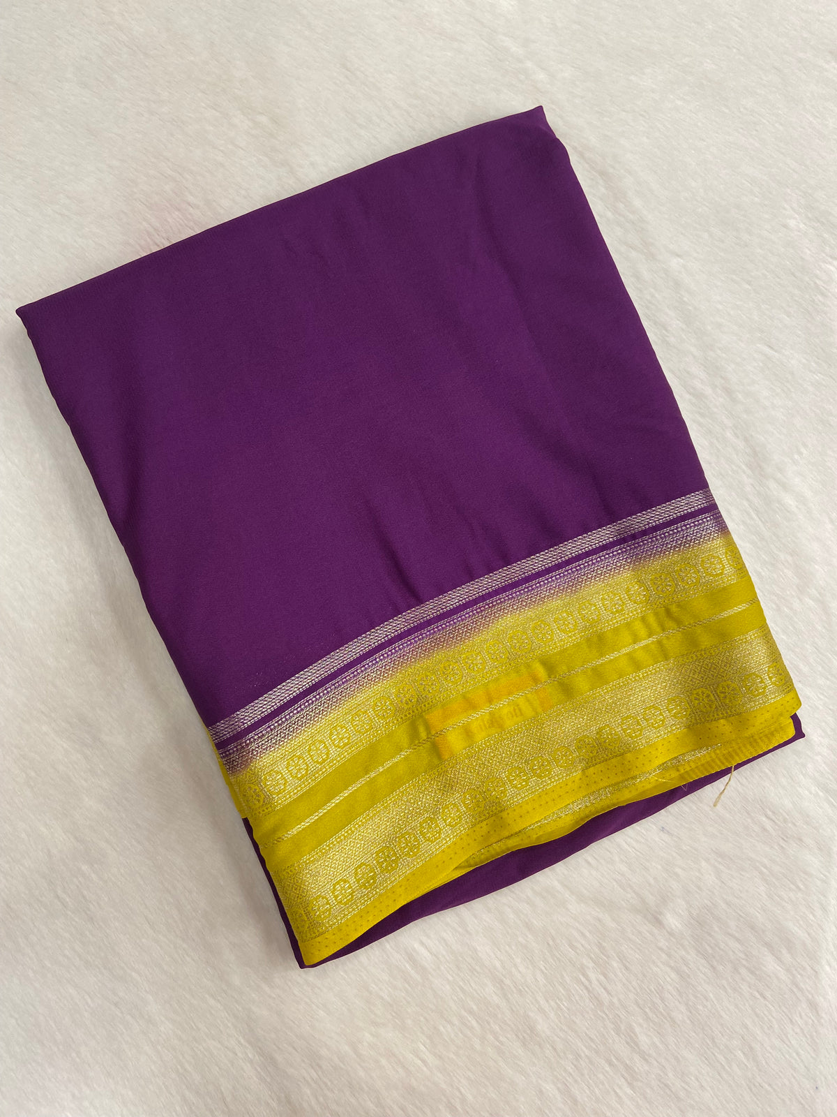 Premium Crepe Semi Mysore Silk Saree