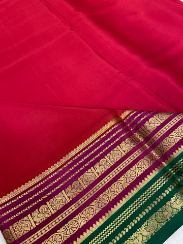 Pure Crepe Mysore Silk Certified Saree 100 GSM