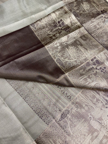 Bridal semi tissue Kanjeevaram silk saree