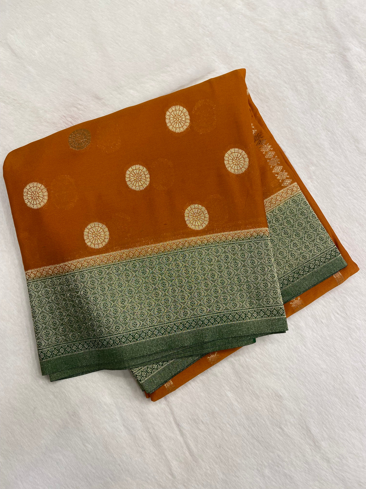 Pure Mix Crepe Mysore Silk Saree