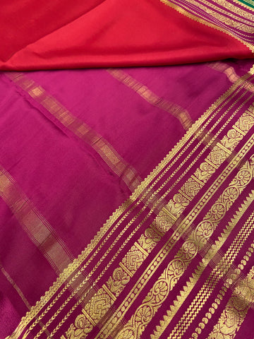 Pure Crepe Mysore Silk Certified Saree 100 GSM