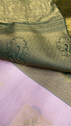 Pure Kanjeevaram silk mark certified saree