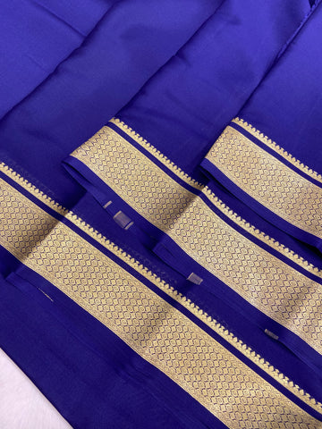 Pure Crepe Mysore Silk Certified Saree 80 GSM