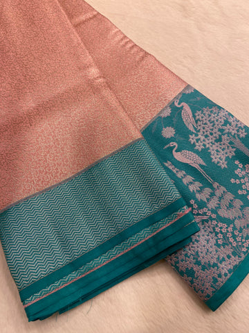 Bridal semi tissue Kanjeevaram silk saree