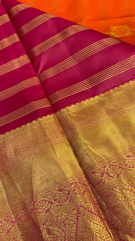 Pure Kanjeevaram Silk certified Saree