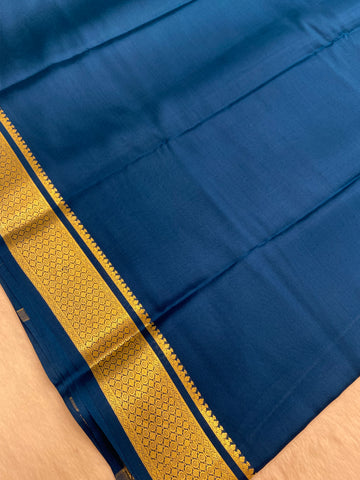 Pure Crepe Mysore Silk Certified Saree 80 GSM