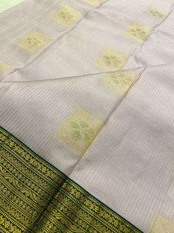 Pure Kanjeevaram silk mark certified saree