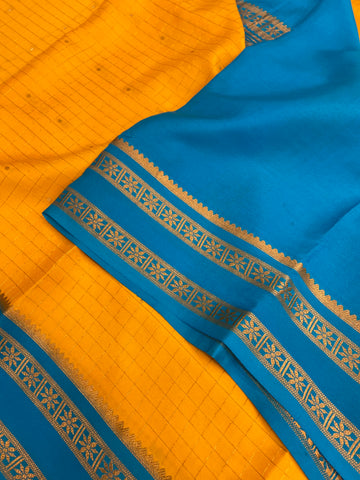 Pure Crepe Mysore Silk Certified Saree 120 GSM