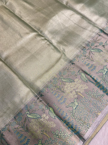 Bridal semi tissue Kanjeevaram silk saree