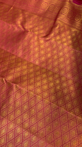 Pure Kanjeevaram Silk certified Saree