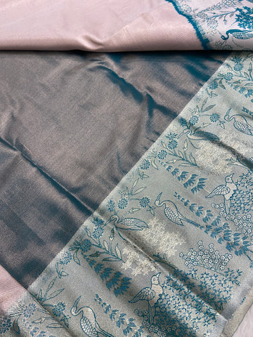 Bridal semi tissue Kanjeevaram silk saree