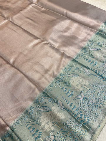 Bridal semi tissue Kanjeevaram silk saree