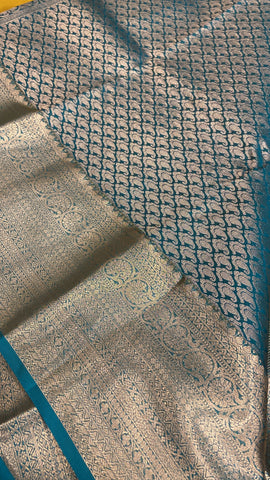 Half mix Kanjeevaram silk saree