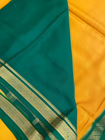 Pure Crepe Mysore Silk Certified Saree 120 GSM