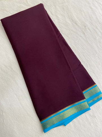 Pure Crepe Mysore Silk Certified Saree 120 GSM