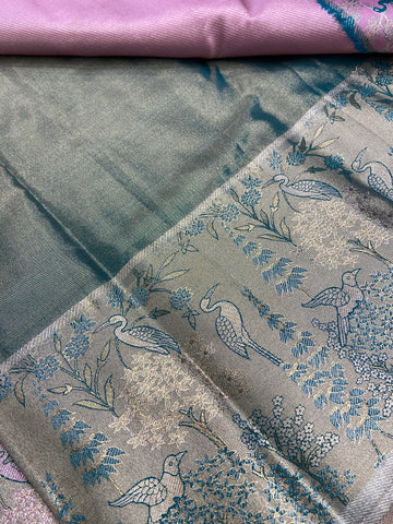 Bridal semi tissue Kanjeevaram silk saree