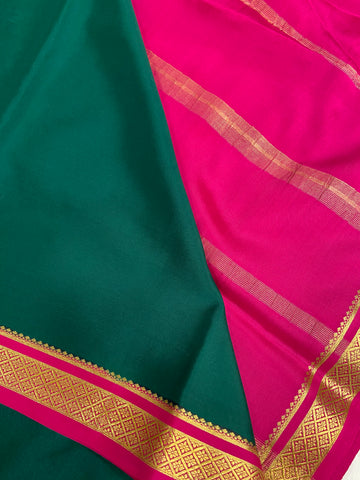 Pure Crepe Mysore Silk Certified Saree 120 GSM