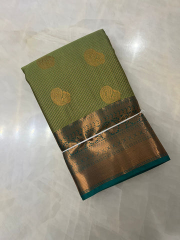 Pure mix Kanjeevaram soft silk saree