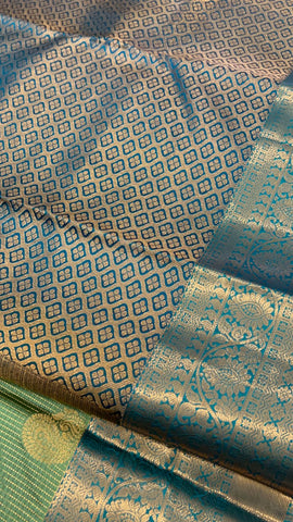 Pure mix Kanjeevaram soft silk saree