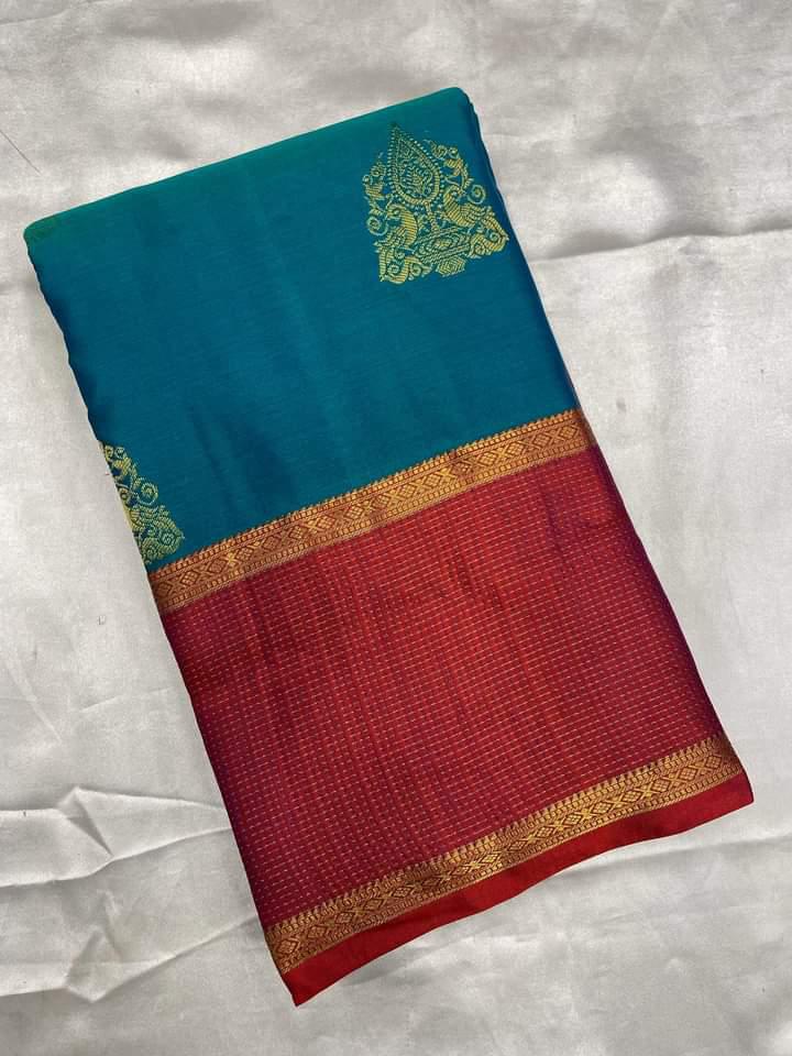 Pure mix Kanjeevaram silk saree