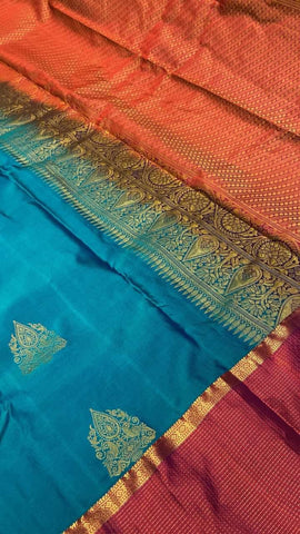 Pure mix Kanjeevaram silk saree