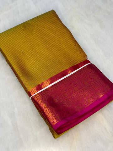 Pure mix Kanjeevaram silk saree