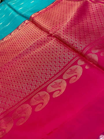 Pure mix Kanjeevaram soft silk saree