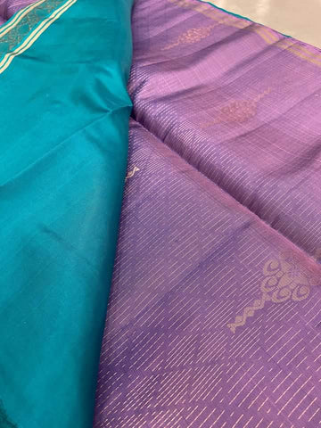 Pure mix Kanjeevaram soft silk saree