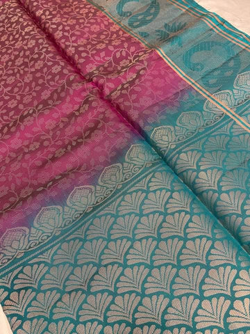 Pure mix Kanjeevaram soft silk saree