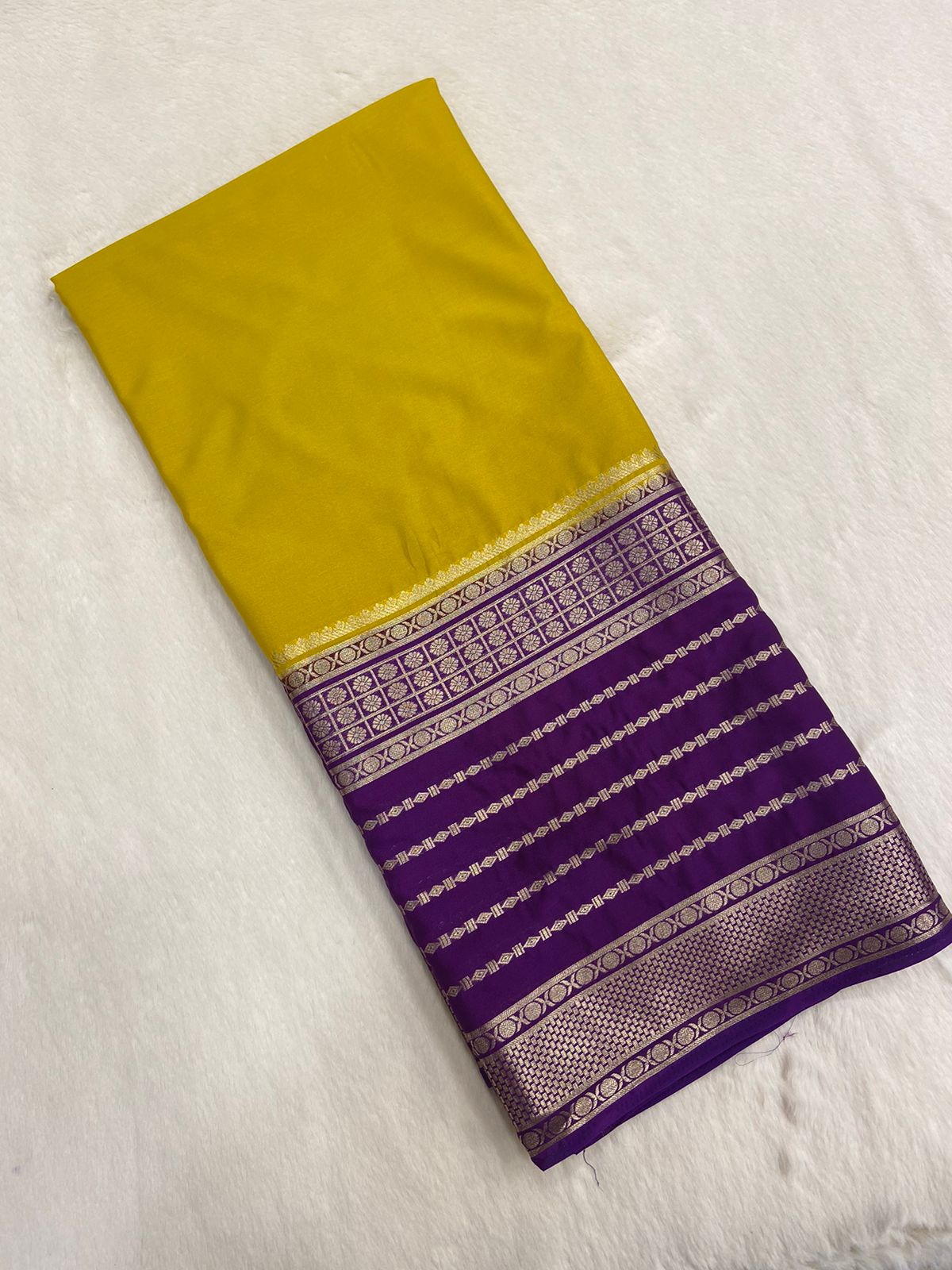 Pure Mix Crepe Mysore Silk Saree