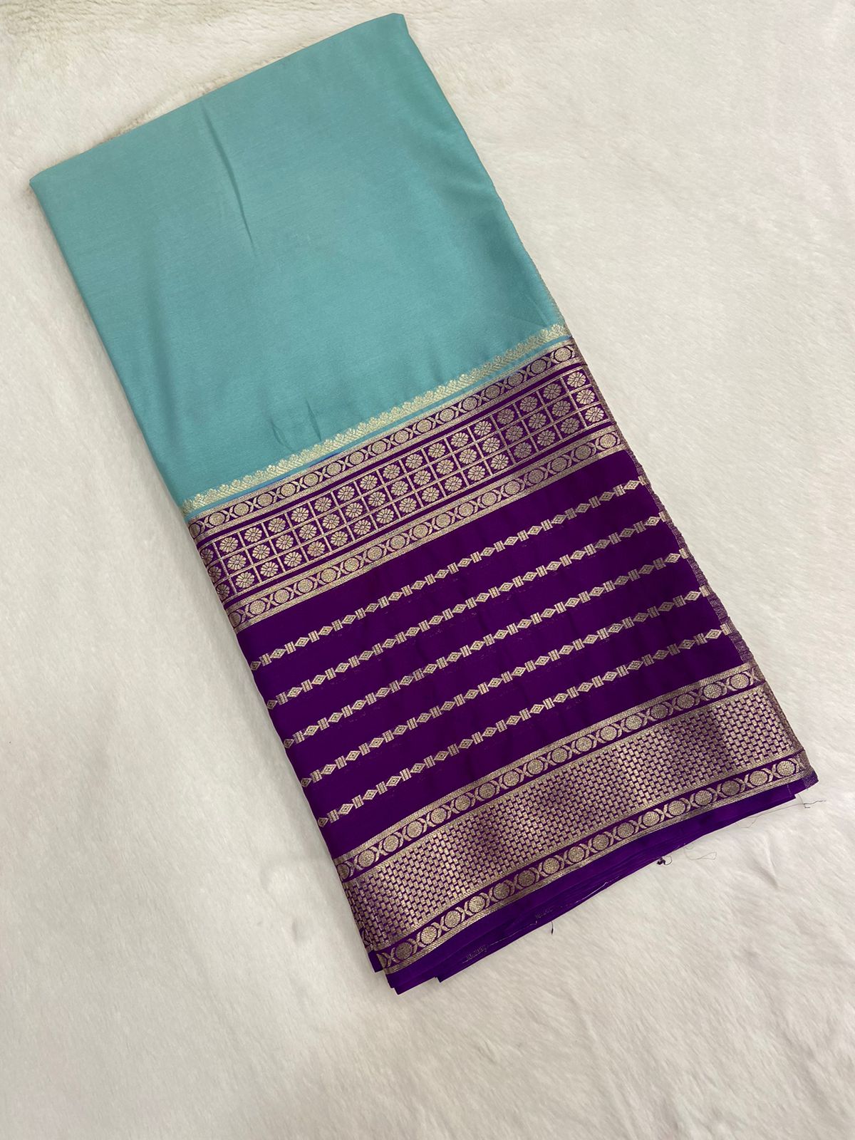 Pure Mix Crepe Mysore Silk Saree