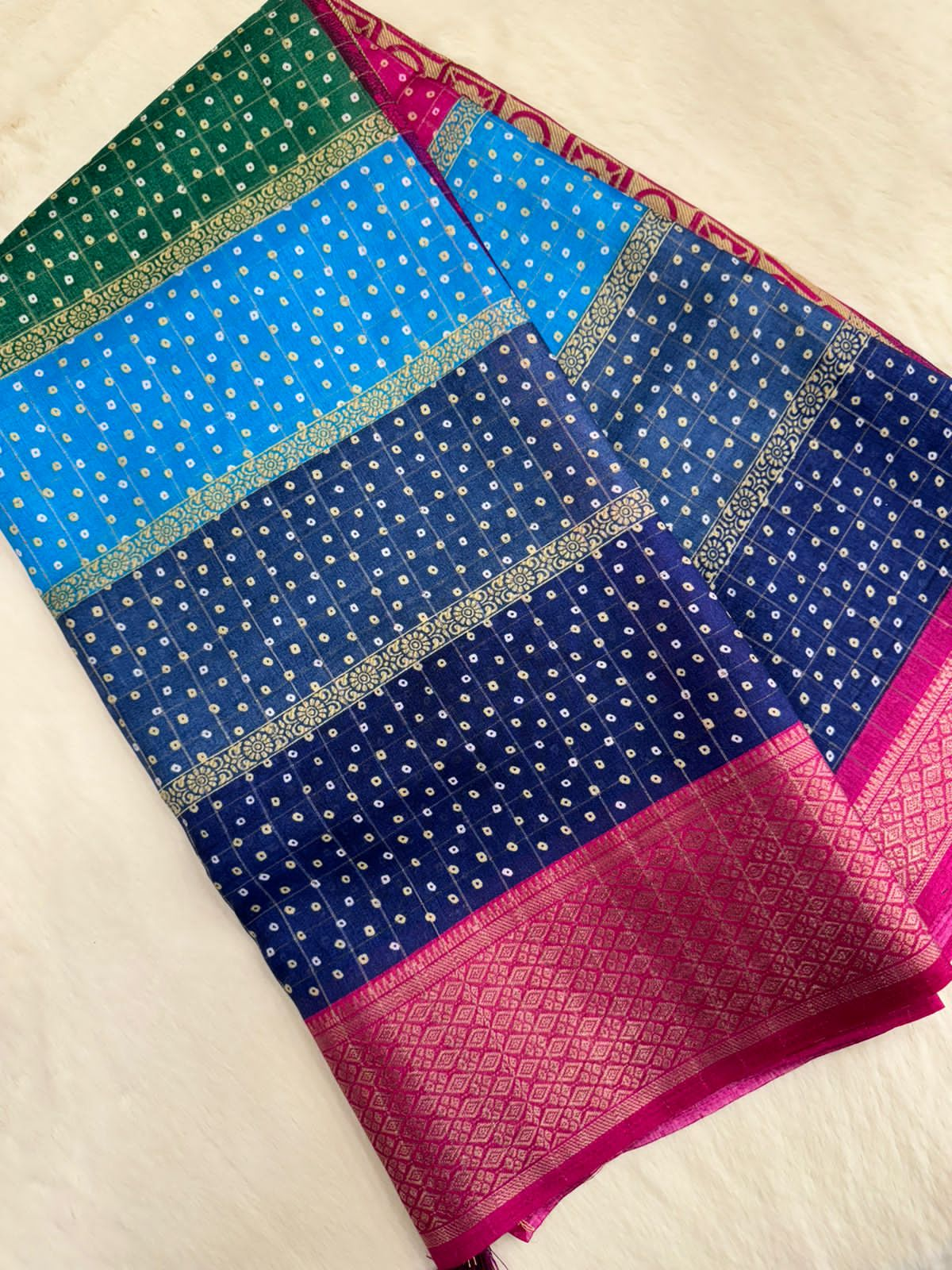 Semi rangkat dola silk saree