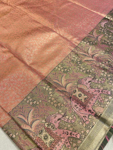 Bridal semi tissue Kanjeevaram silk saree