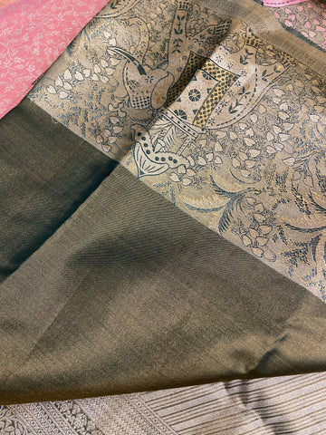 Bridal semi tissue Kanjeevaram silk saree