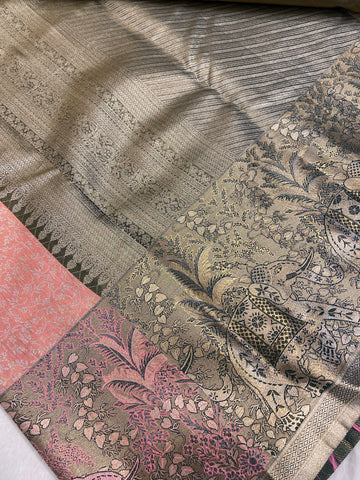 Bridal semi tissue Kanjeevaram silk saree